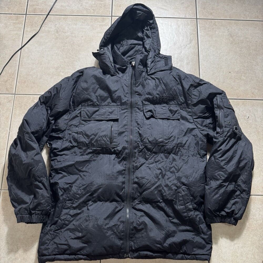 Vintage Southpole Puffer Jacket Men M Y2k Hip Hop Affliction Style Street Hood